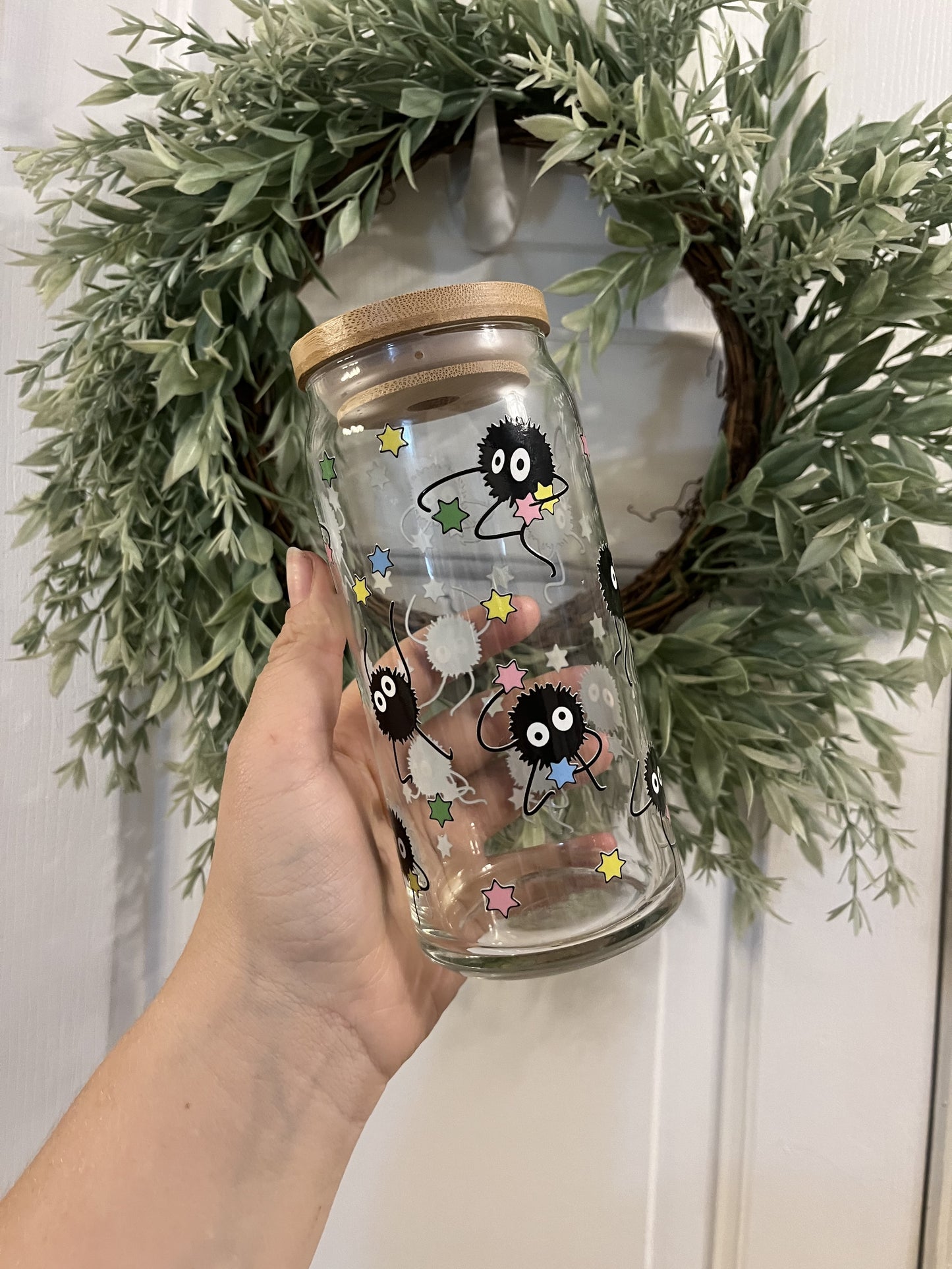 Soot Sprite Beer Can Glass