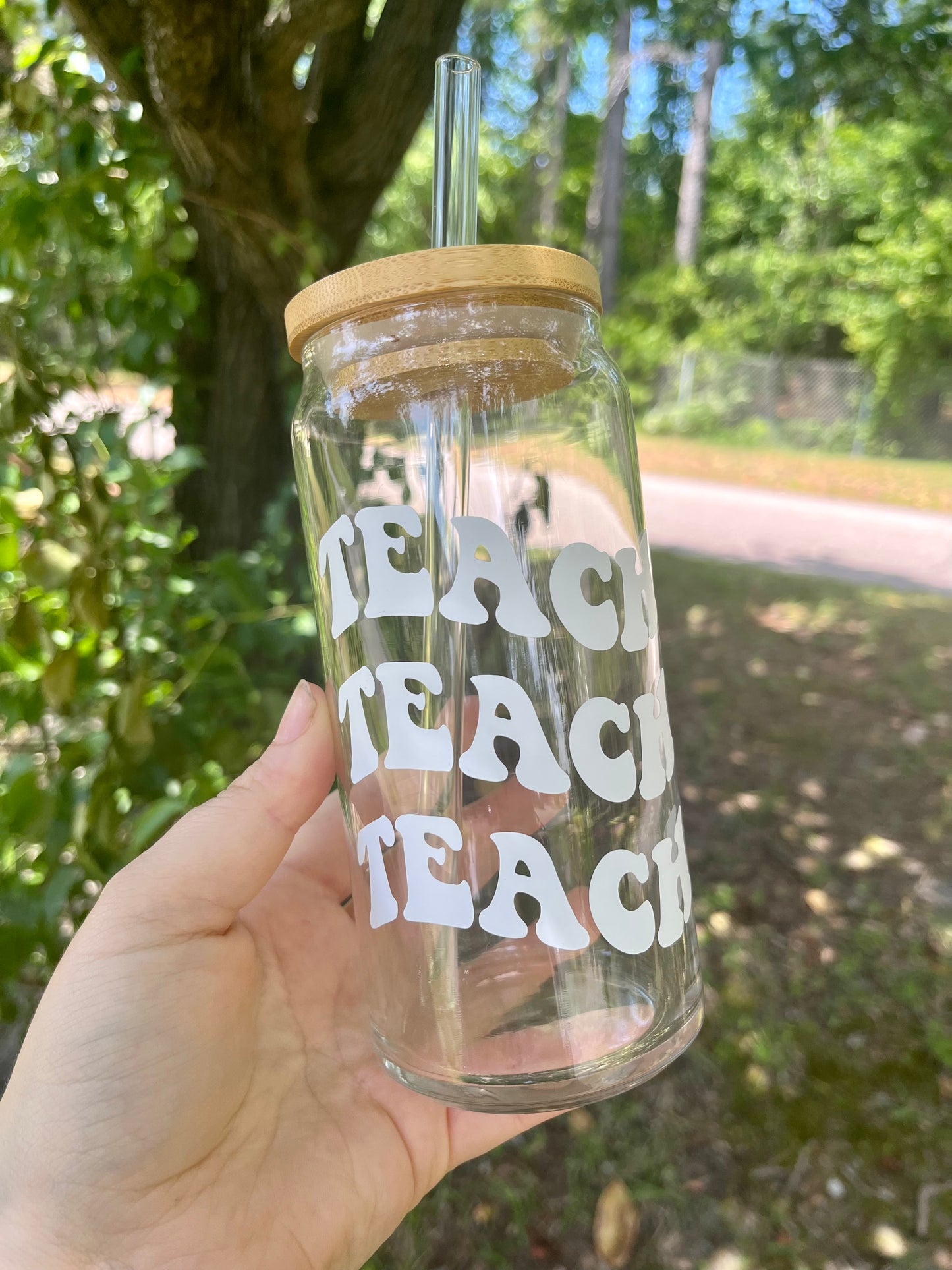 Retro Teach Glass