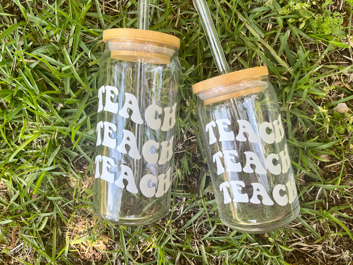 Retro Teach Glass