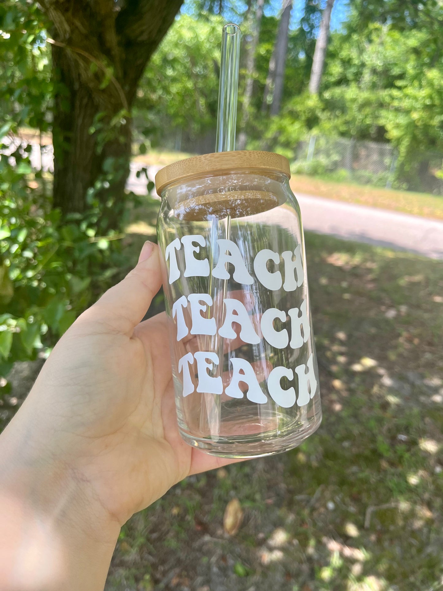 Retro Teach Glass