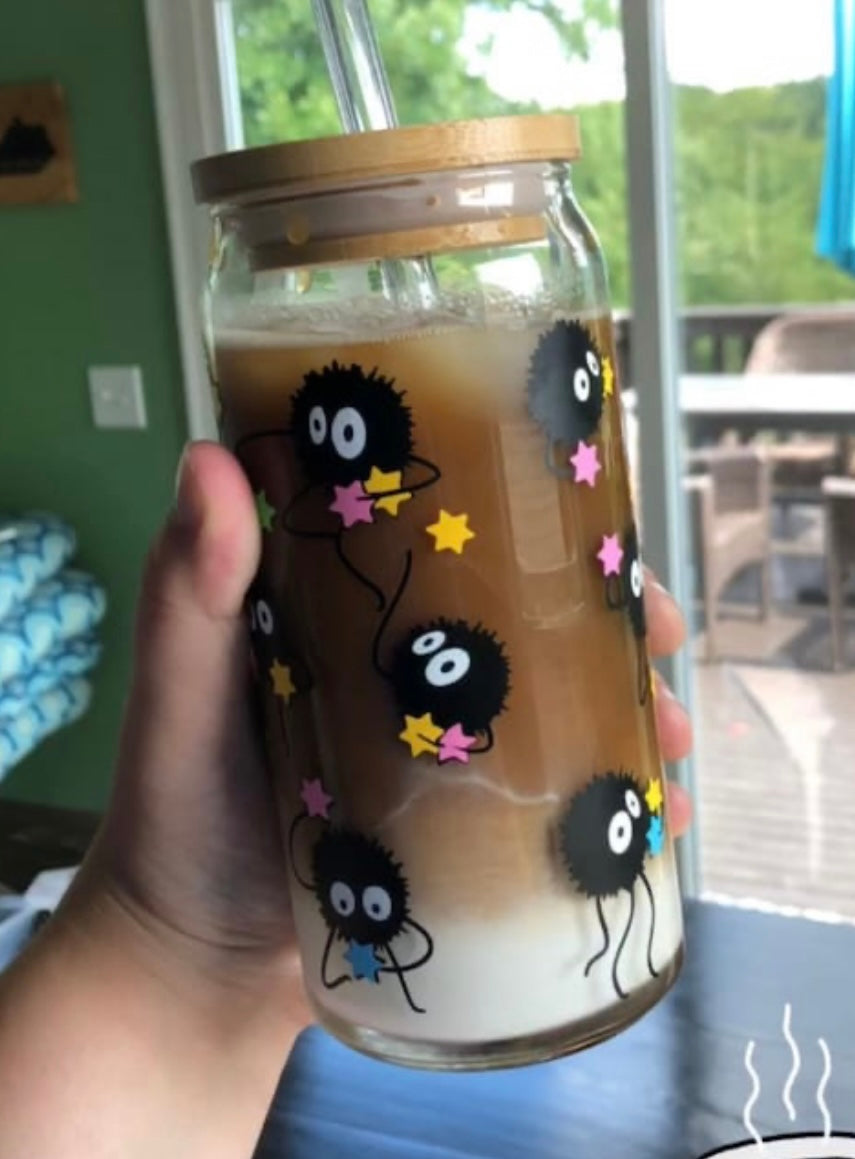 Soot Sprite Beer Can Glass