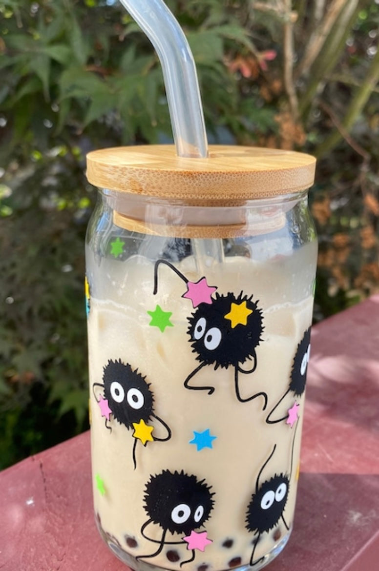 Soot Sprite Beer Can Glass